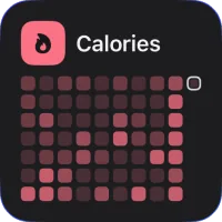 Small calories widget.